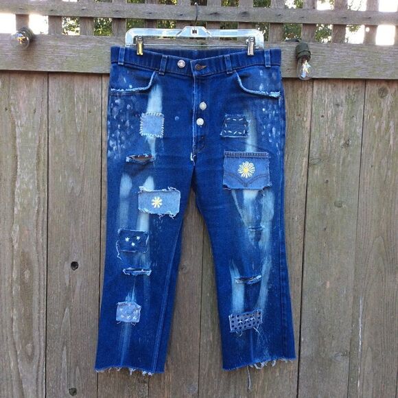 Levi's Denim - VINTAGE LEVI’S DISTRESSED PRAIRIE JEANS! SZ L